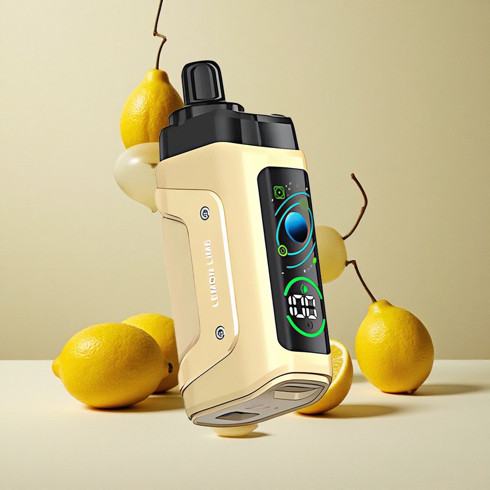 Razz Bar 45000 Puffs Sigaretta Elettronica Monouso Limone Lime con Bobina Mesh 1.0 Ohm e Batteria Ricaricabile 650 Mah