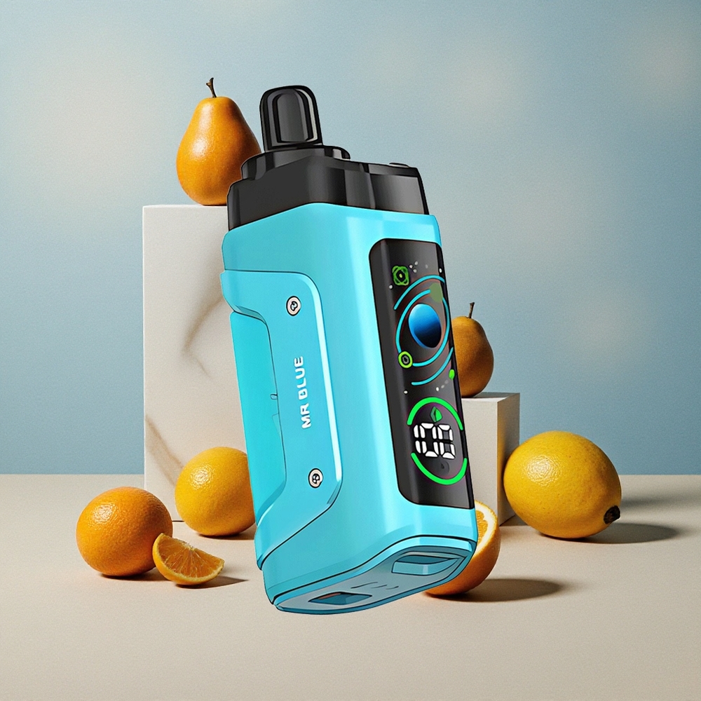 Razz Bar 45000 Puffs Sigaretta Elettronica Monouso Mr Blu con Bobina Mesh 1.0 Ohm e Flusso d'Aria Regolabile