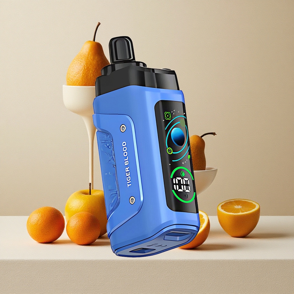 Razz Bar 45000 Puffs Sigaretta Elettronica Monouso Sangue di Tigre con Bobina Mesh 1.0 Ohm e Batteria Ricaricabile 650 Mah