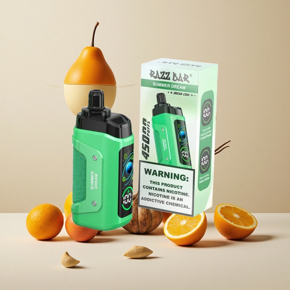 Razz Bar 45000 Puffs Sigaretta elettronica usa e getta Sogno Estivo con Bobina Mesh 1.0 Ohm e Flusso d\'Aria Regolabile