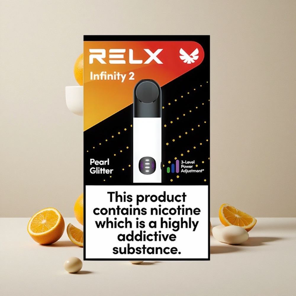 RELX Infinity 2 Bocca Singola Polvere di Perla Capacità Pod 1,9 ml