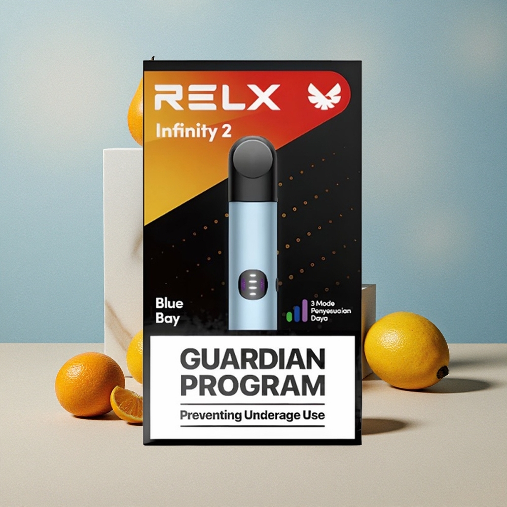 RELX Infinity 2 Dispositivo di Svapo Blu con Capacità Pod 1.9 ml e 600-650 Boccate