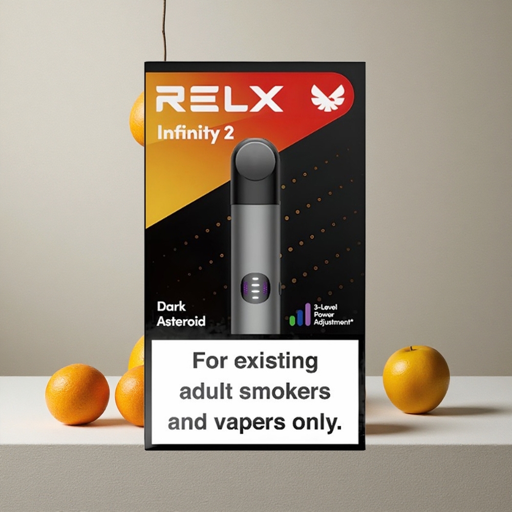 RELX Infinity 2 Dispositivo di Vapo Grigio con Capacità Pod 1.9 ml e 600-650 Puffs