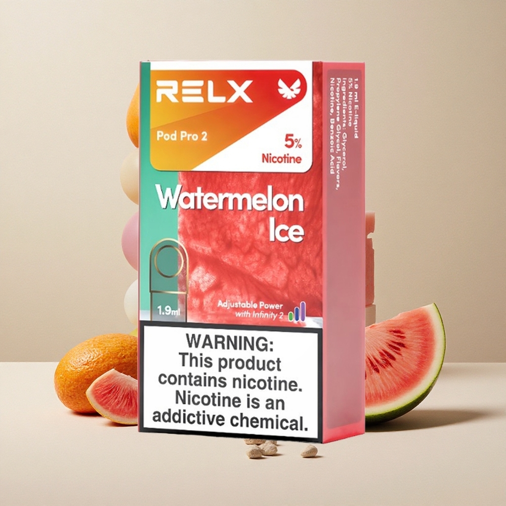 RELX Pod Pro 2 Anguria Ghiacciata con 5% Nicotina e 600 Boccate