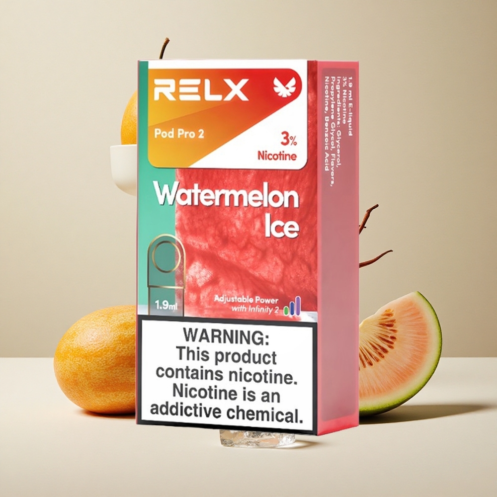 RELX Pod Pro 2 Anguria Ghiacciato con 3% Nicotina e 600 Puffs