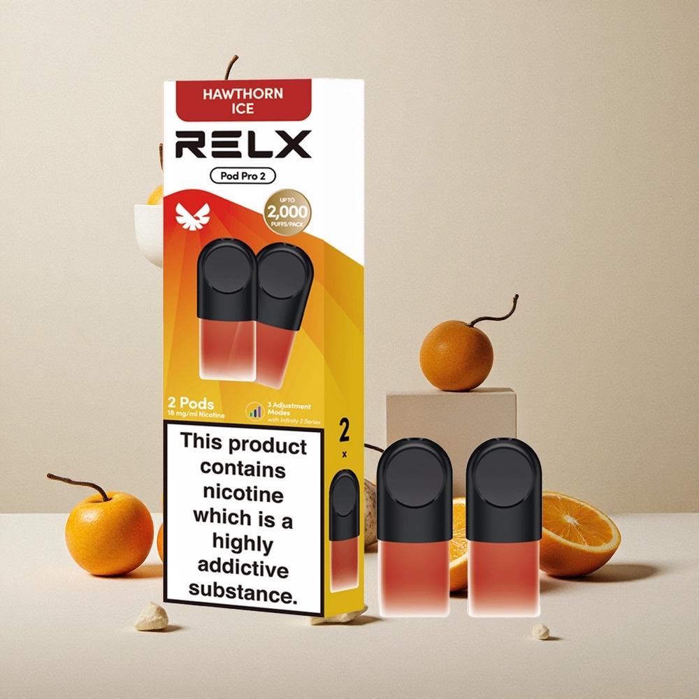 RELX Pod Pro 2 Biancospino Ghiaccio con 1,9ml di capacità e 600 Puffs