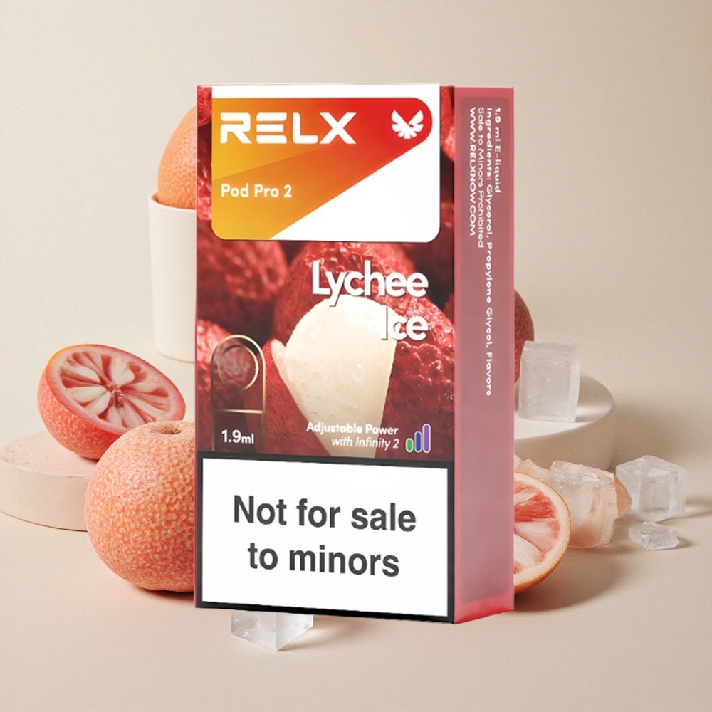 RELX Pod Pro 2 Bocche Liccio Ghiaccio 0% Nicotina 1.9ml Capacità