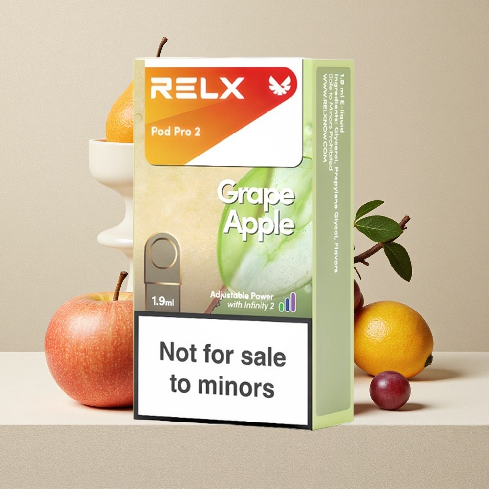 RELX Pod Pro 2 Mela Uva 0% Nicotina 1.9ml 600 Puffs