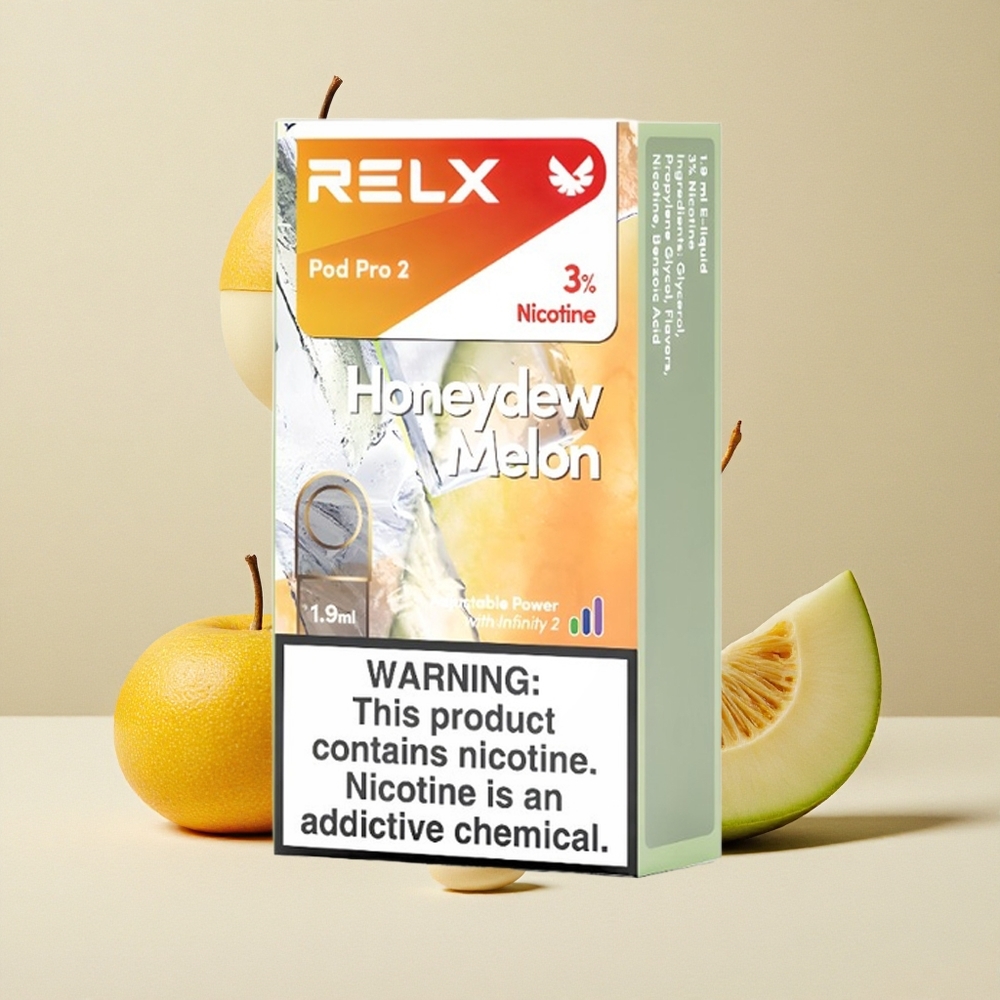 RELX Pod Pro 2 Melone Miele 1.9ml 3% Nicotina 600 Tiri