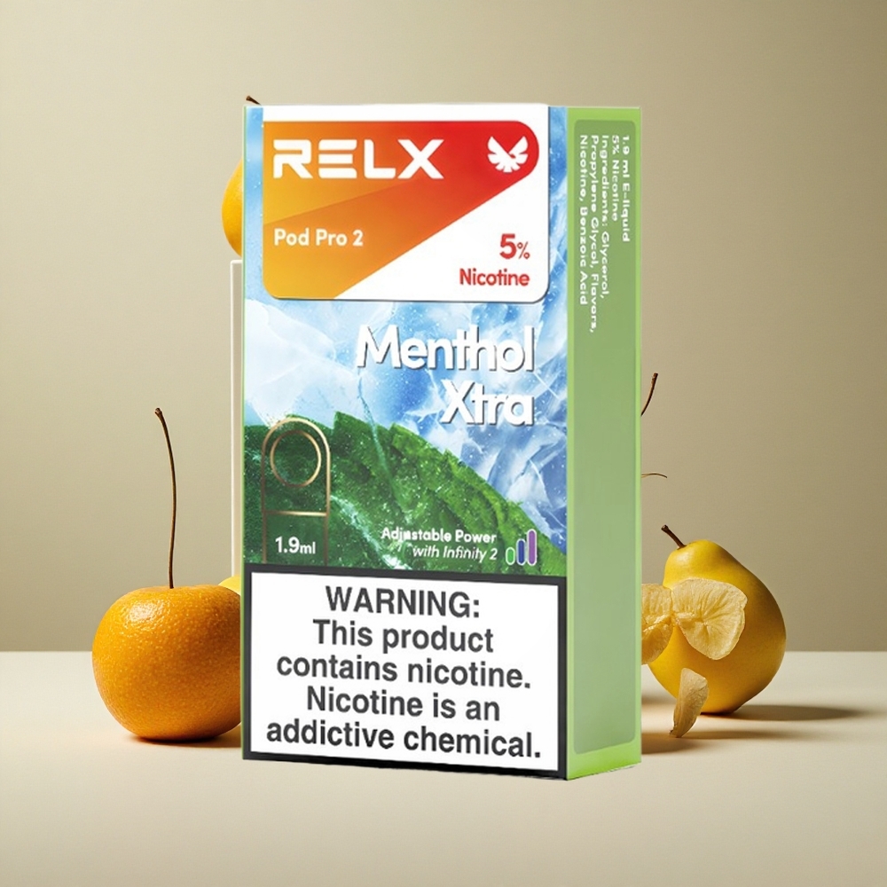 RELX Pod Pro 2 Menta Xtra 5% Nicotina 600 Tiri 1.9ml
