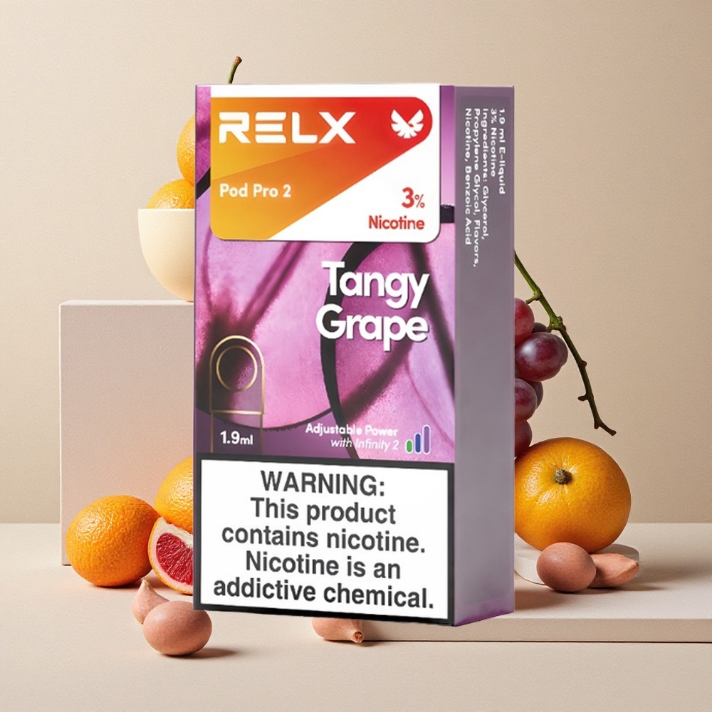 RELX Pod Pro 2 Uva Frizzante con 3% Nicotina e 600 Boccate