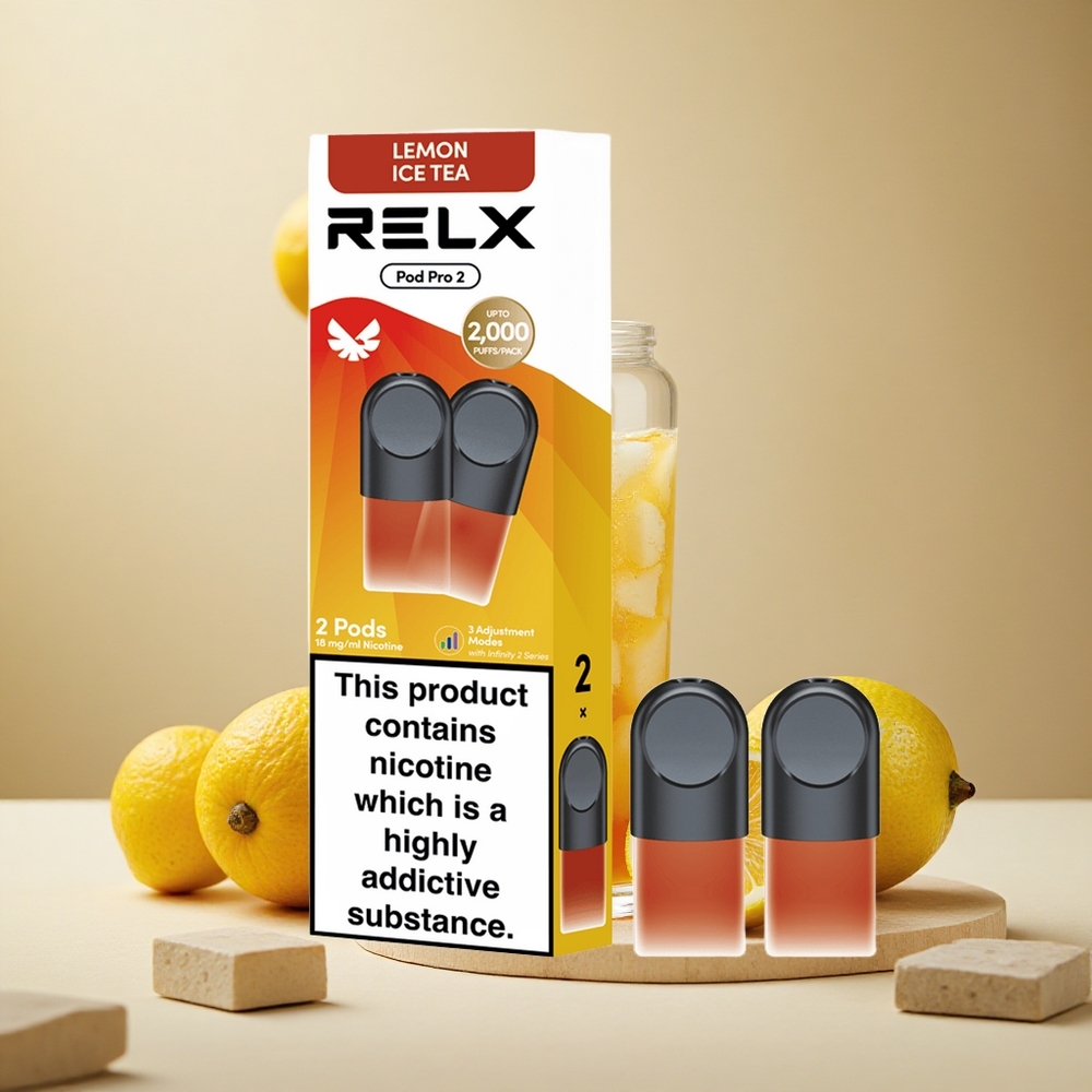 Relx Pod Pro 2 Tè-Limone Ghiaccio con 1,9ml di capacità e 600 Puffs