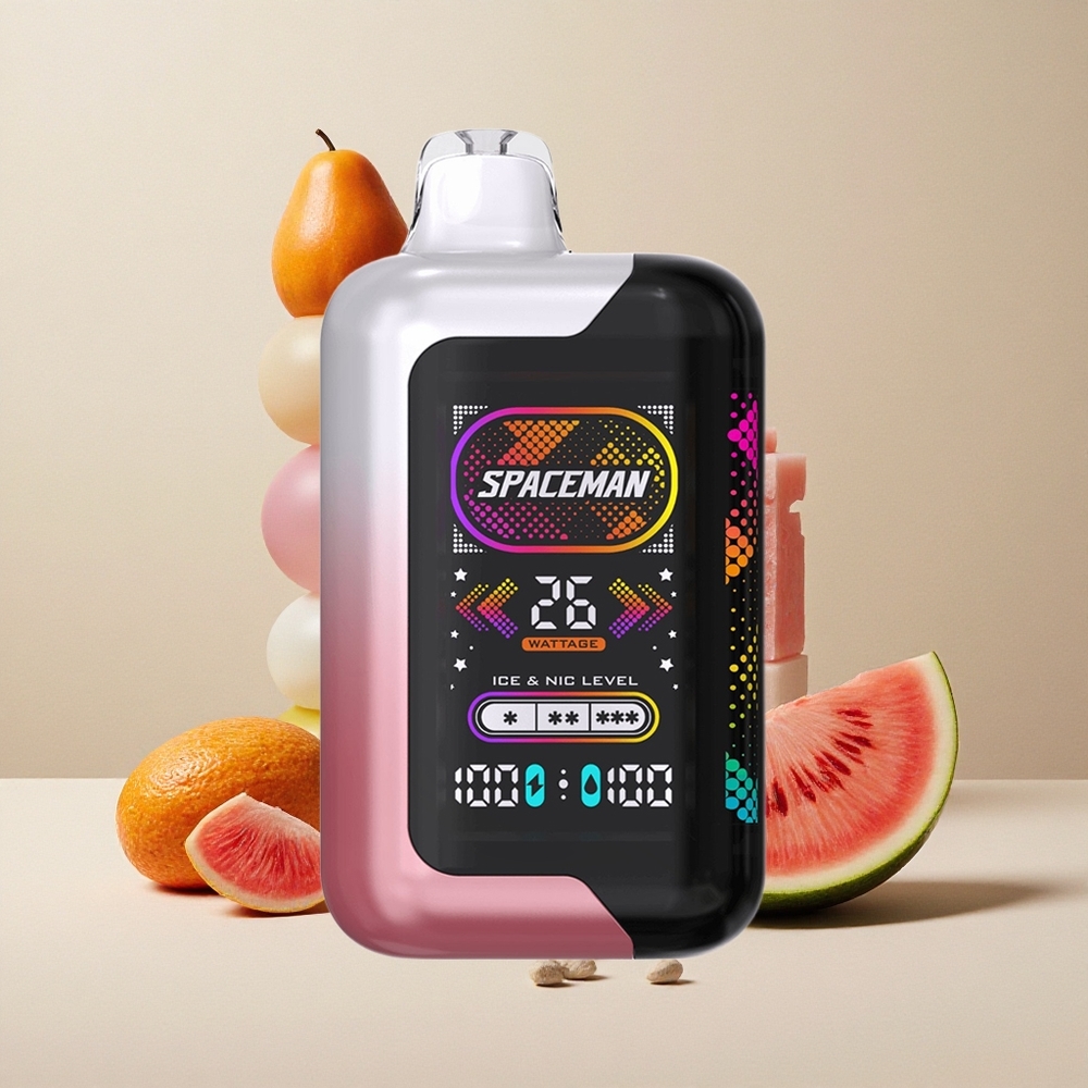 SMOK SPACEMAN SP40000 Sigaretta elettronica usa e getta Anguria Ghiaccio con Schermo LED Ultra-Large da 2,28"