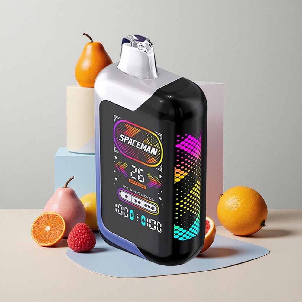 SMOK SPACEMAN SP40000 Sigaretta elettronica usa e getta Lampone Blu Ghiaccio con Schermo LED Ultra-Largo 2,28\"