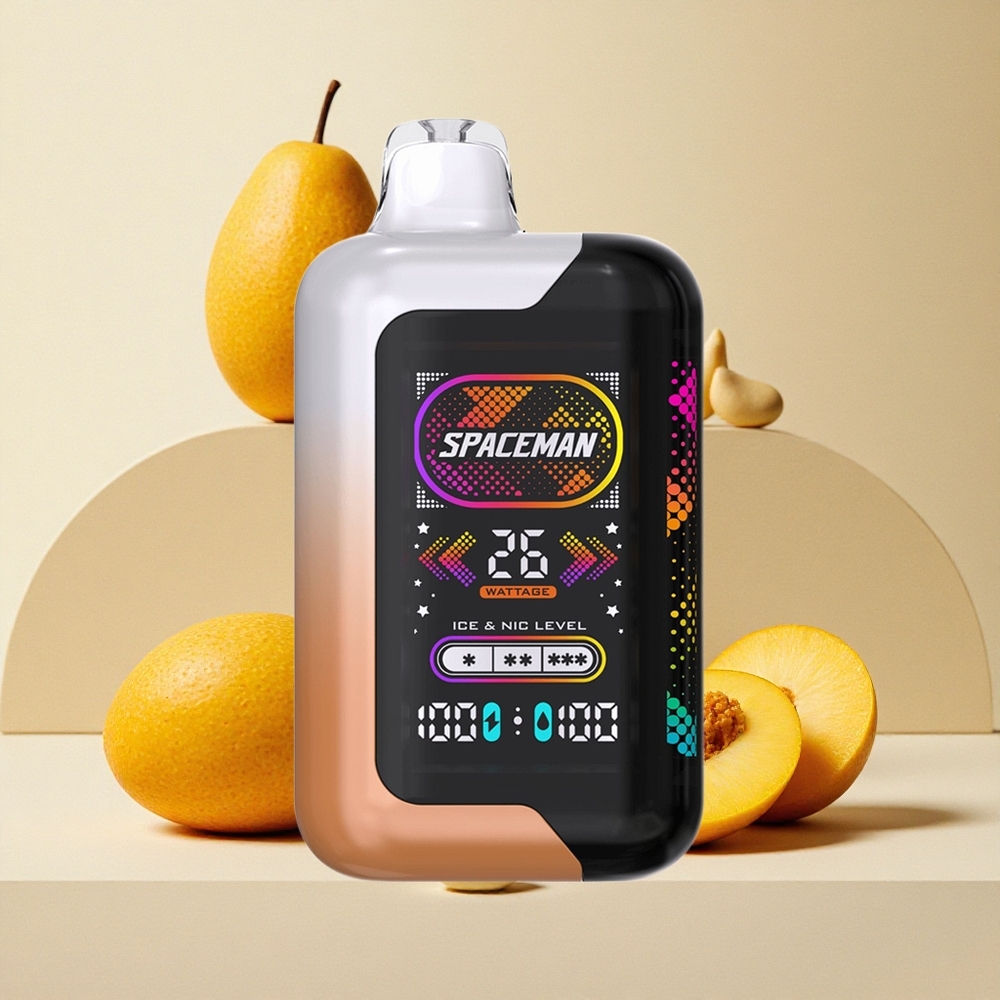 SMOK SPACEMAN SP40000 Sigaretta elettronica usa e getta Mango Acido Melata Verde con 40000 Tiri e 20ml Capacità