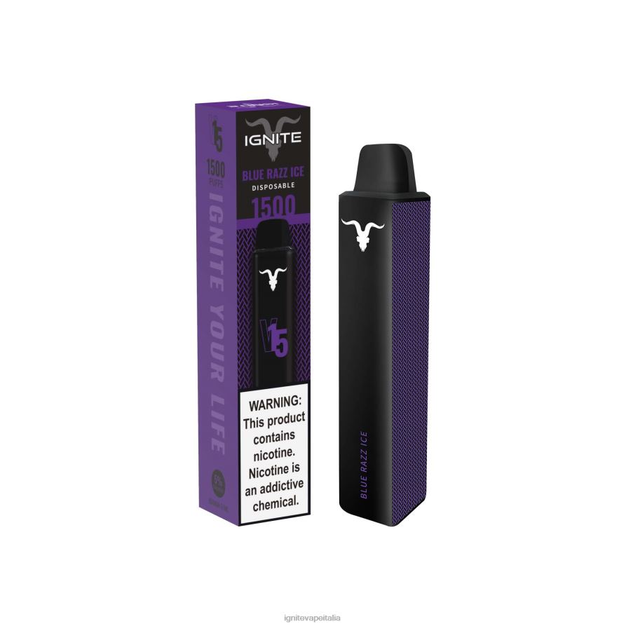 IGNITE V15 penna vaporizzata 668PR107 ghiaccio blu IGNITE vape shop