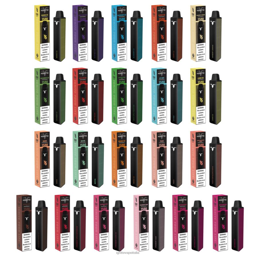 IGNITE V15 penna vaporizzata 668PR108 ghiaccio al mirtillo IGNITE prezzo italia