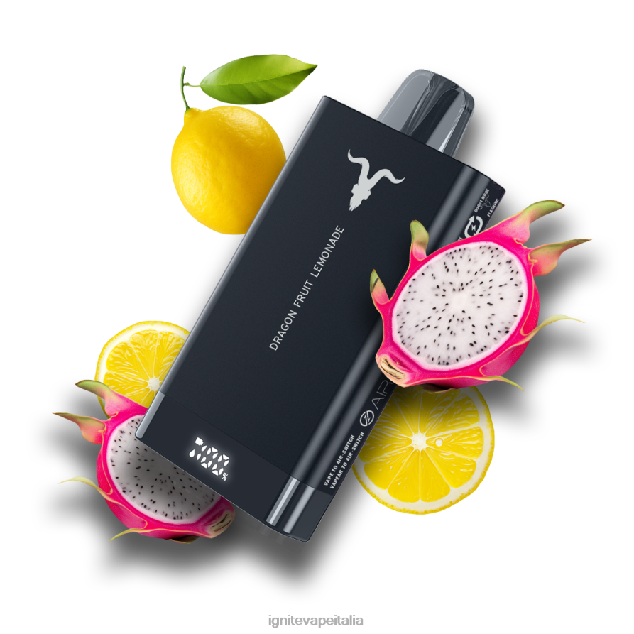 IGNITE V150 penna vaporizzata 668PR69 limonata al frutto del drago IGNITE pods review