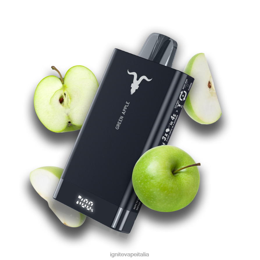 IGNITE V150 penna vaporizzata 668PR70 Mela verde IGNITE vape sales