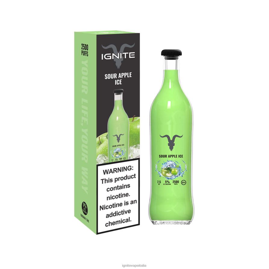 IGNITE V25 penna vaporizzata 668PR14 menta ghiacciata IGNITE vape roma