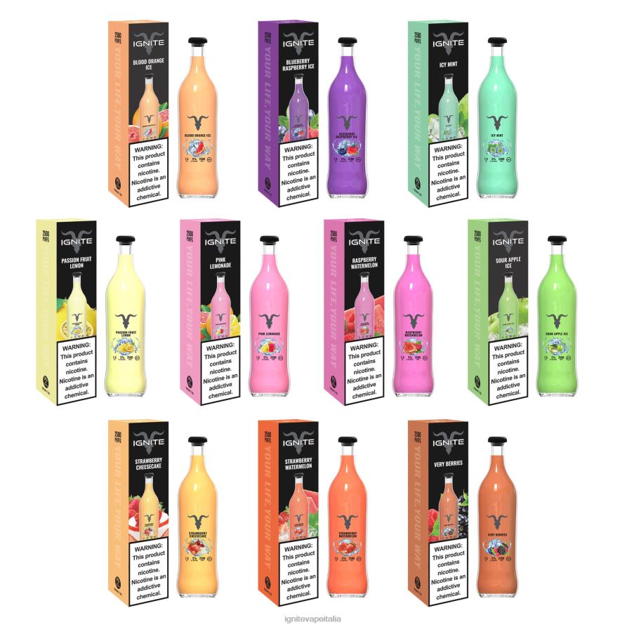 IGNITE V25 penna vaporizzata 668PR14 menta ghiacciata IGNITE vape roma