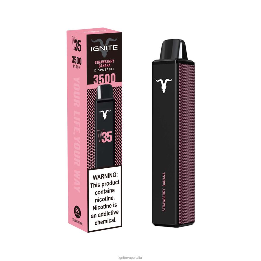 IGNITE V35 penna vaporizzata 668PR19 ghiaccio alla banana IGNITE pods review