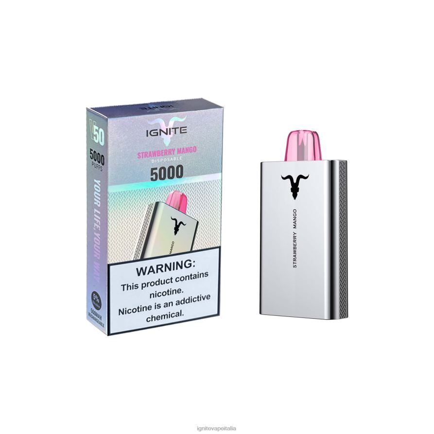 IGNITE V50 penna vaporizzata 668PR160 mango alla fragola IGNITE vape sales