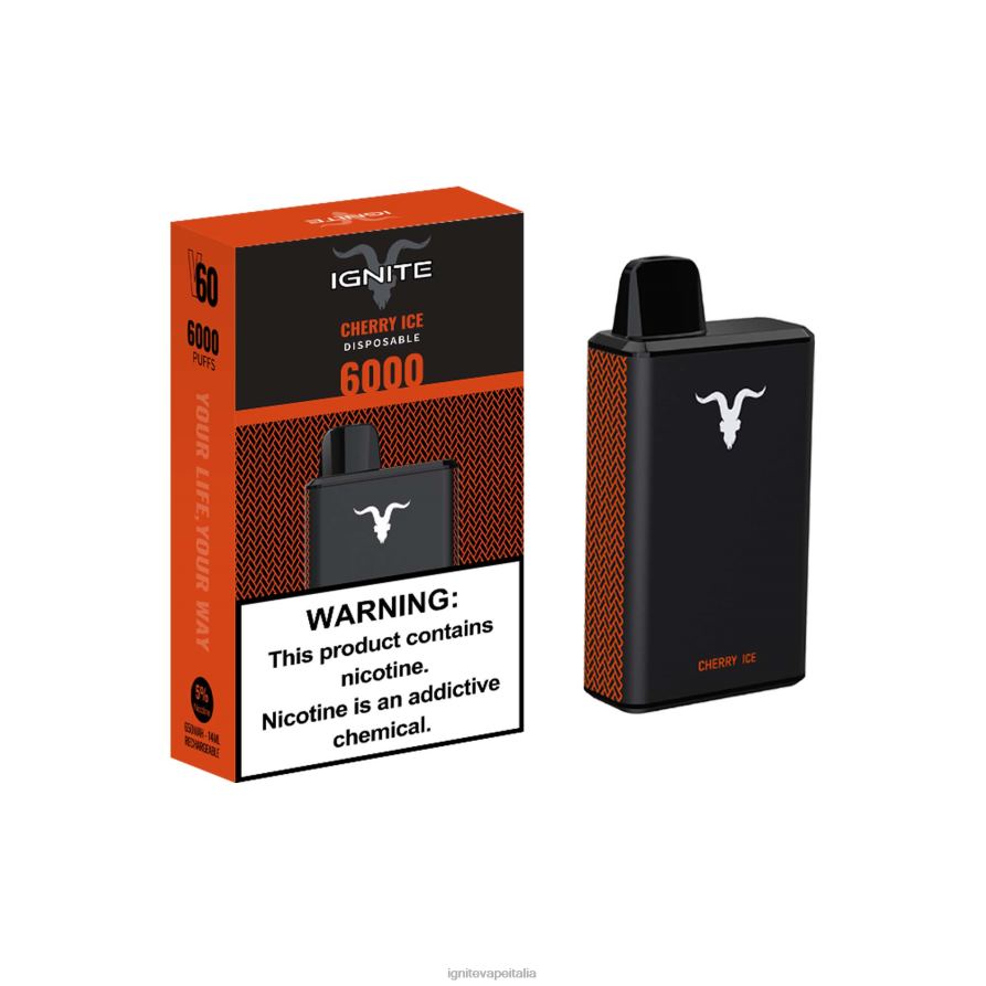 IGNITE V60 penna vaporizzata 668PR31 gelato alla ciliegia IGNITE vape italia