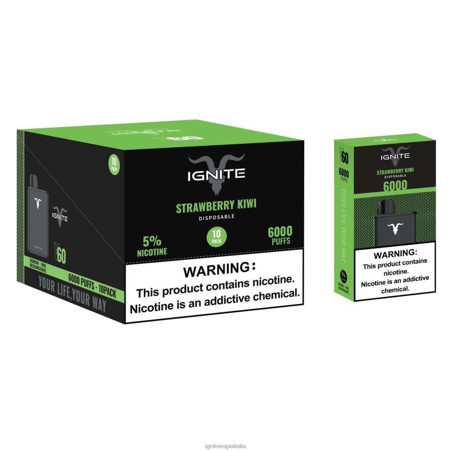 IGNITE V60 penna vaporizzatore confezione da 10 668PR17 gelato alla ciliegia IGNITE vape shop