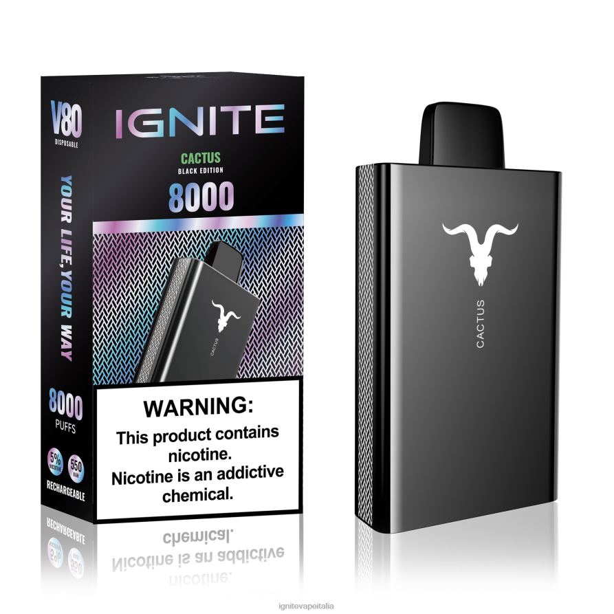 IGNITE V80 penna vaporizzata 668PR44 ghiaccio d\'uva IGNITE vape roma