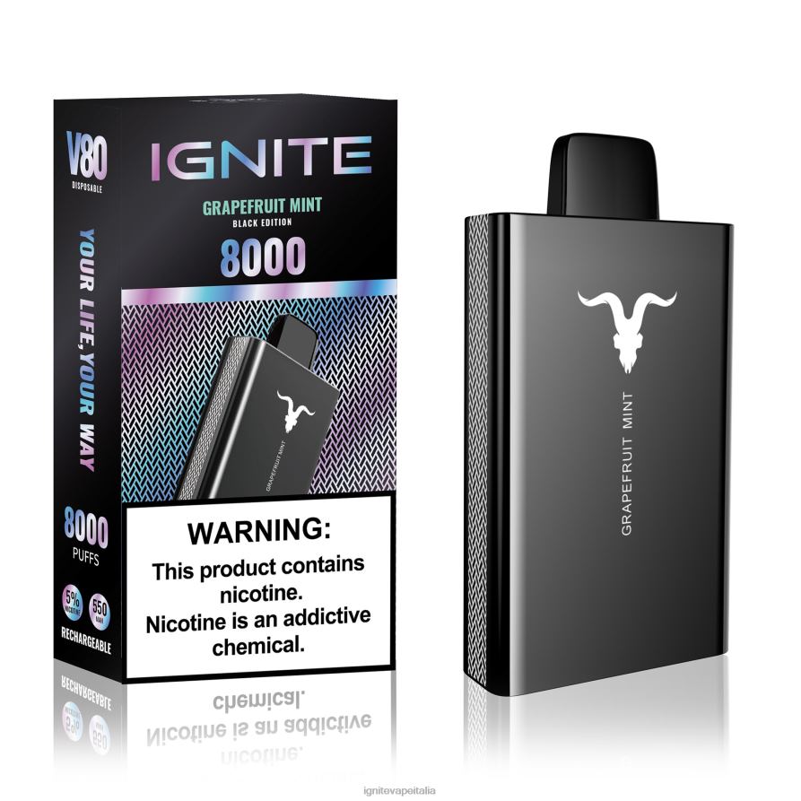 IGNITE V80 penna vaporizzata 668PR45 menta di pompelmo IGNITE vape milano