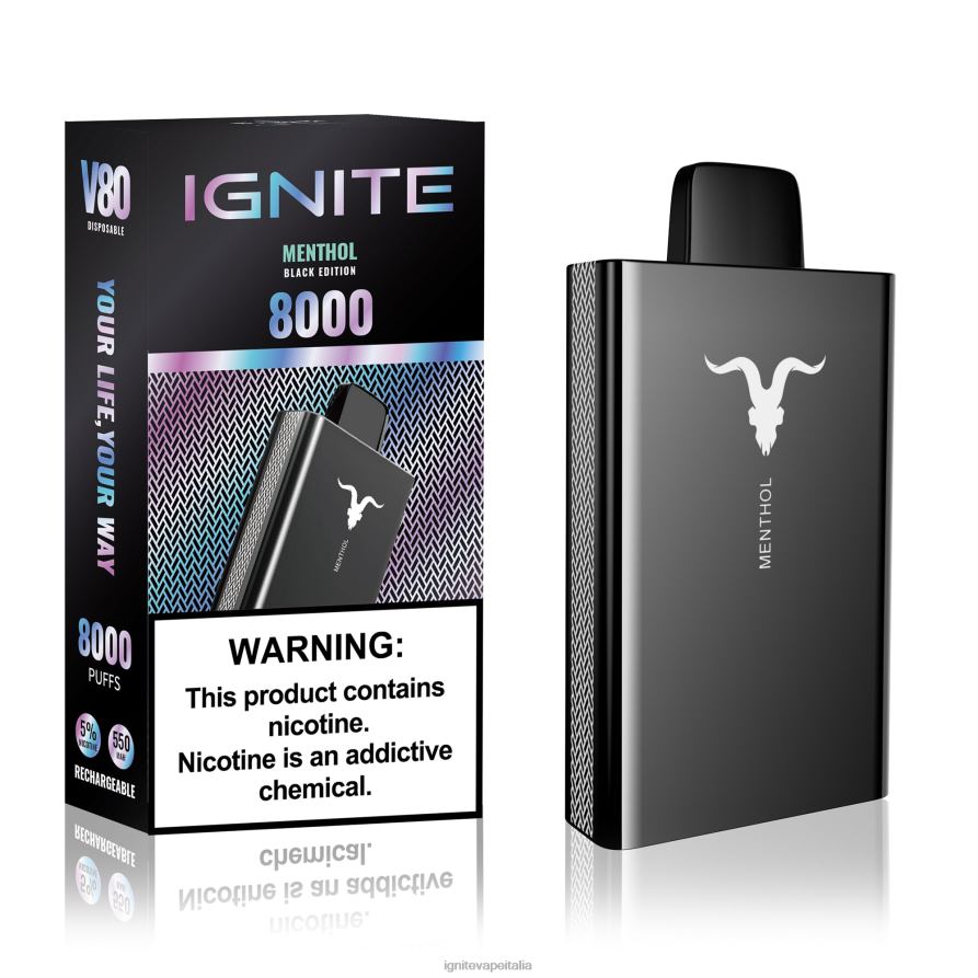 IGNITE V80 penna vaporizzata 668PR48 mentolo IGNITE prezzo italia